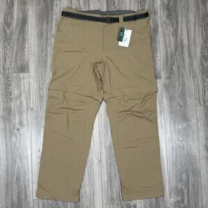 LL Bean Mens Timberledge Convertible Zip Off Nylon Pants Hiking Fishing XL 40x32